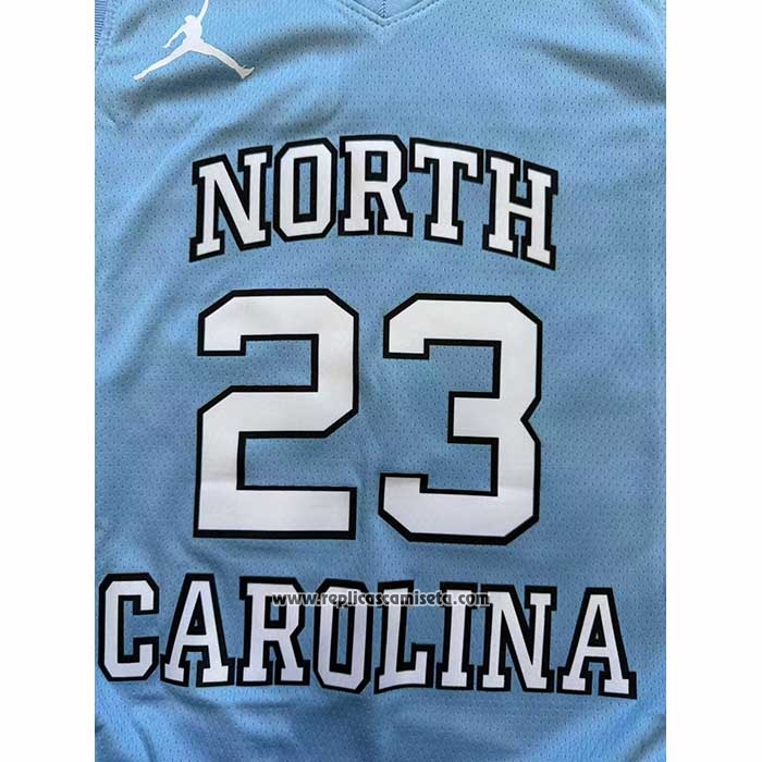 Camiseta NCAA North Carolina Tar Heels Michael Jordan #23 Azul